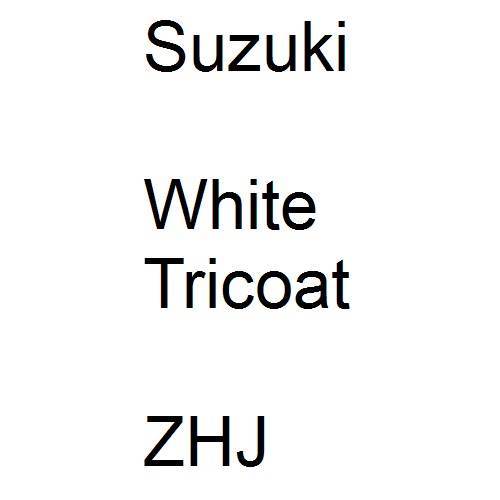 Suzuki, White Tricoat, ZHJ.